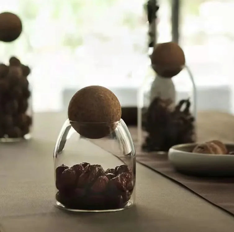 Ball Cork Glass Jar