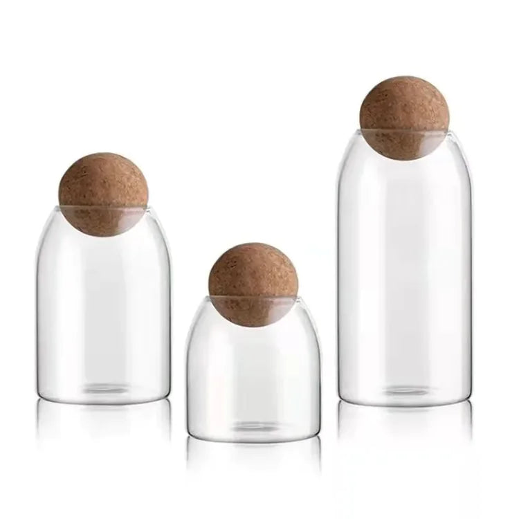 Ball Cork Glass Jar