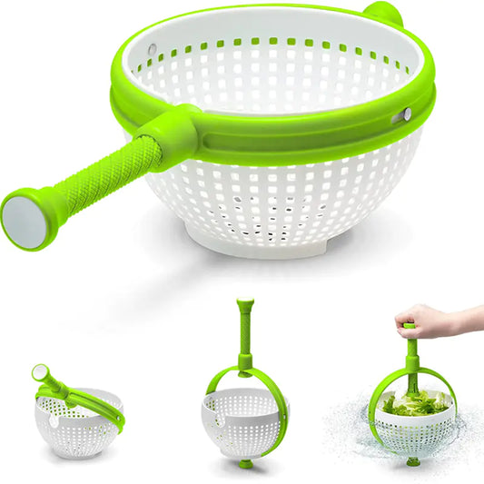 Scratch Resistant Nylon Salad Spinner Colander